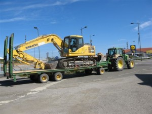 Plataforma 3 Ejes portamaquinas