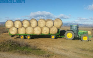 Plataforma 3 ejes Beguer, paca redonda