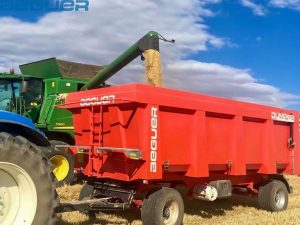 Bañera agrícola Beguer de dos ejes tipo galera